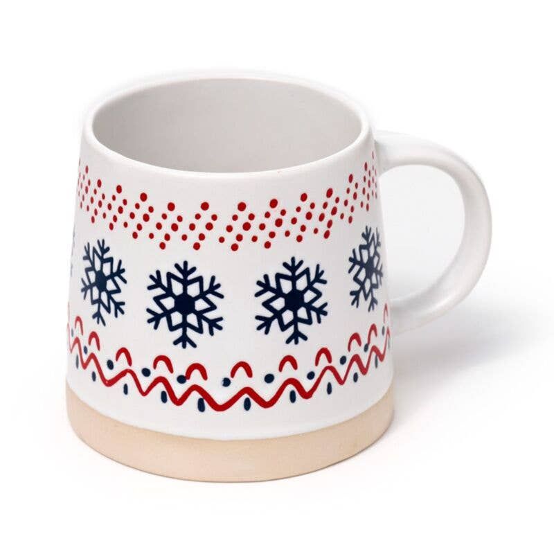 Tasse 14oz - Flocons de neige