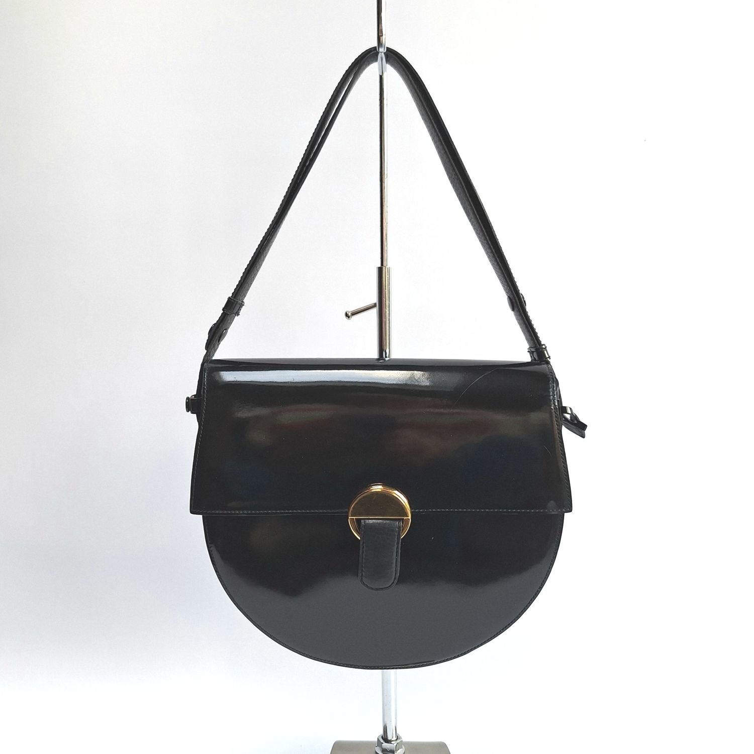 DELVAUX handtas vernis noir