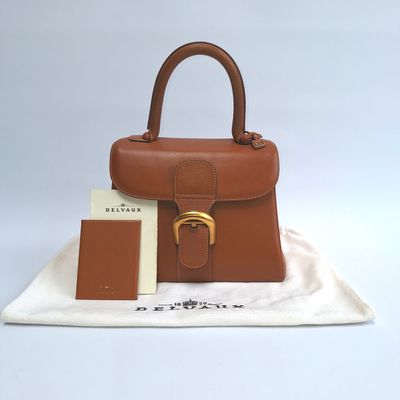 DELVAUX brillant PM cognac