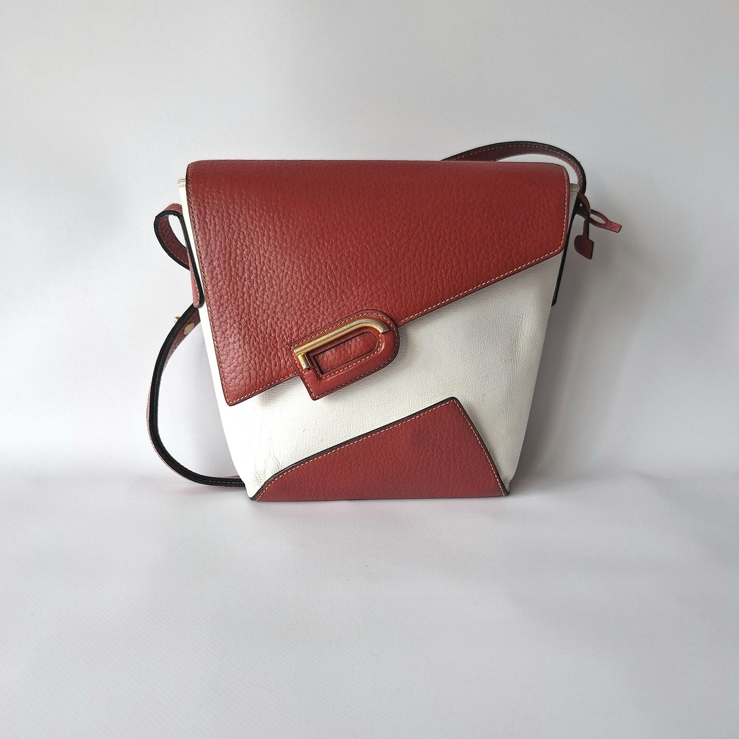 DELVAUX Bohème bicolor handtas/crossbody