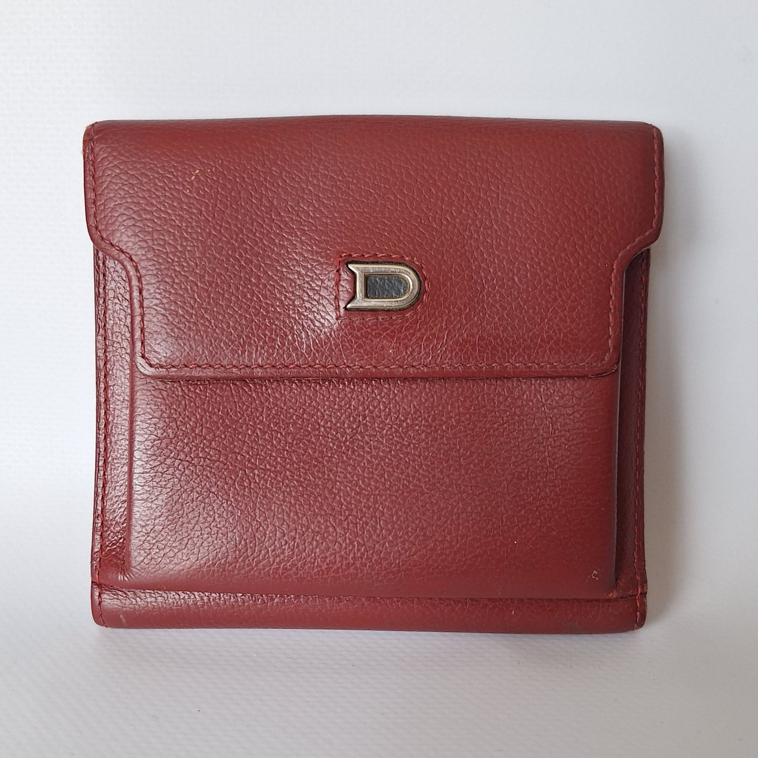 DELVAUX portefeuille klein model donker baksteenrood