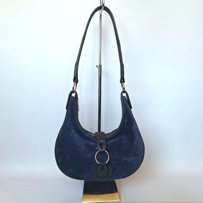 DELVAUX Camille PM suède python
