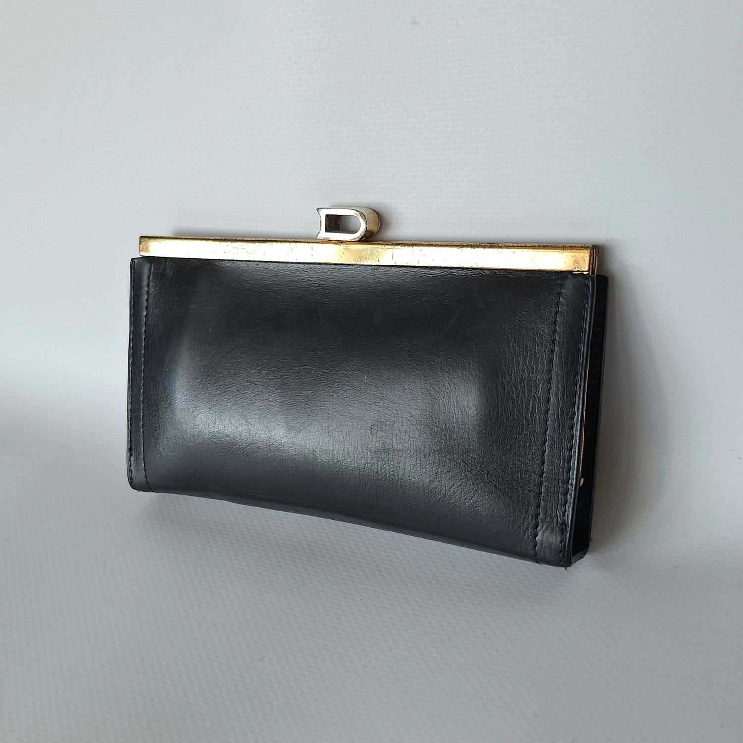 DELVAUX zeldzame vintage portemonnee zwart