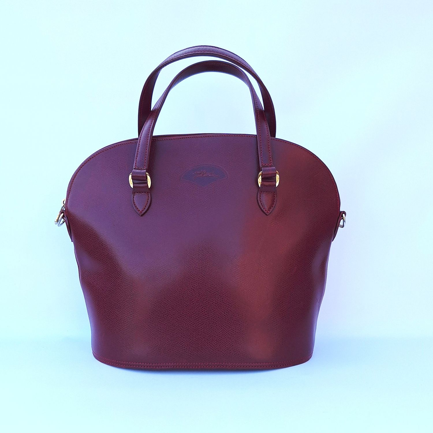 LONGCHAMP donkerrode handtas/crossbody