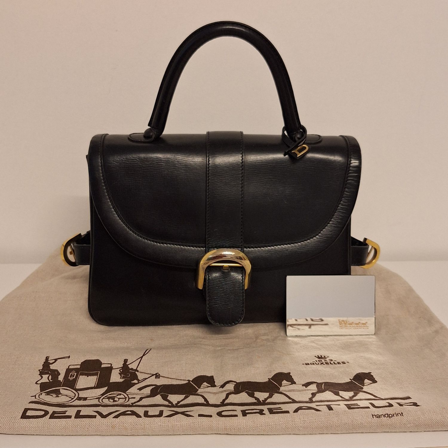 DELVAUX Brillant Rouilly zwart