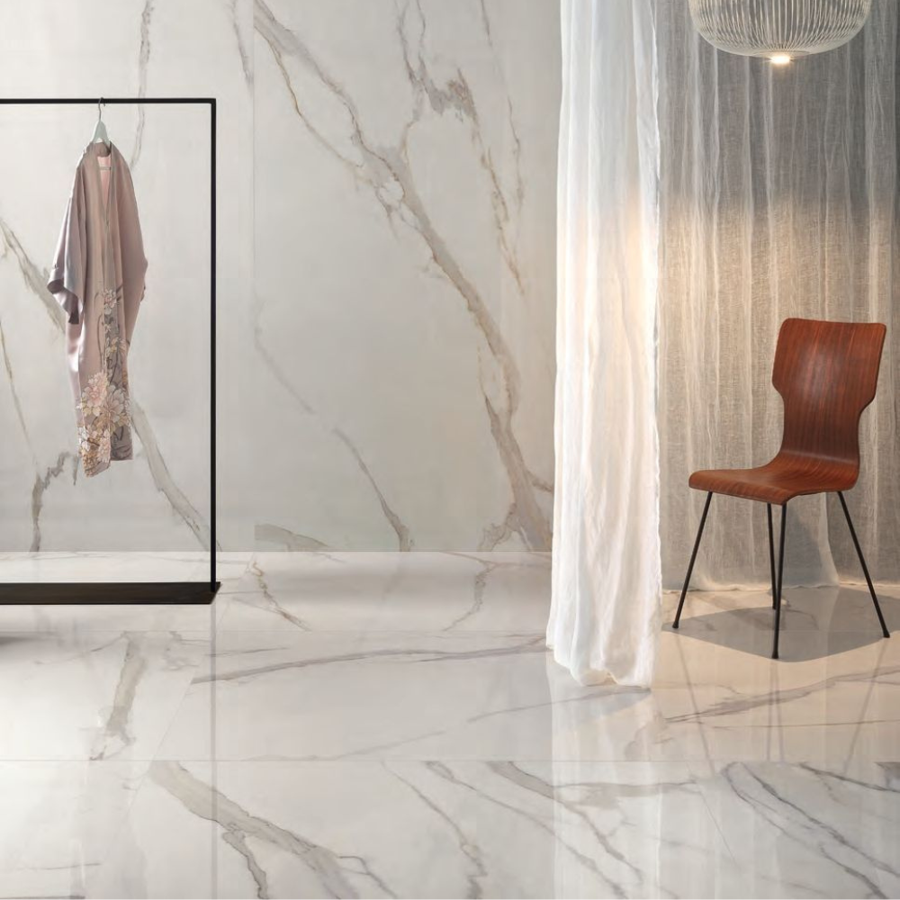 ELEMENT LUX 60X120 CM -  GRES PORCELLANATO EFFETTO MARMO LAPPATO RETTIFICATO CREMA - CONFEZIONE MQ 1,44 - 22,80€ AL MQ