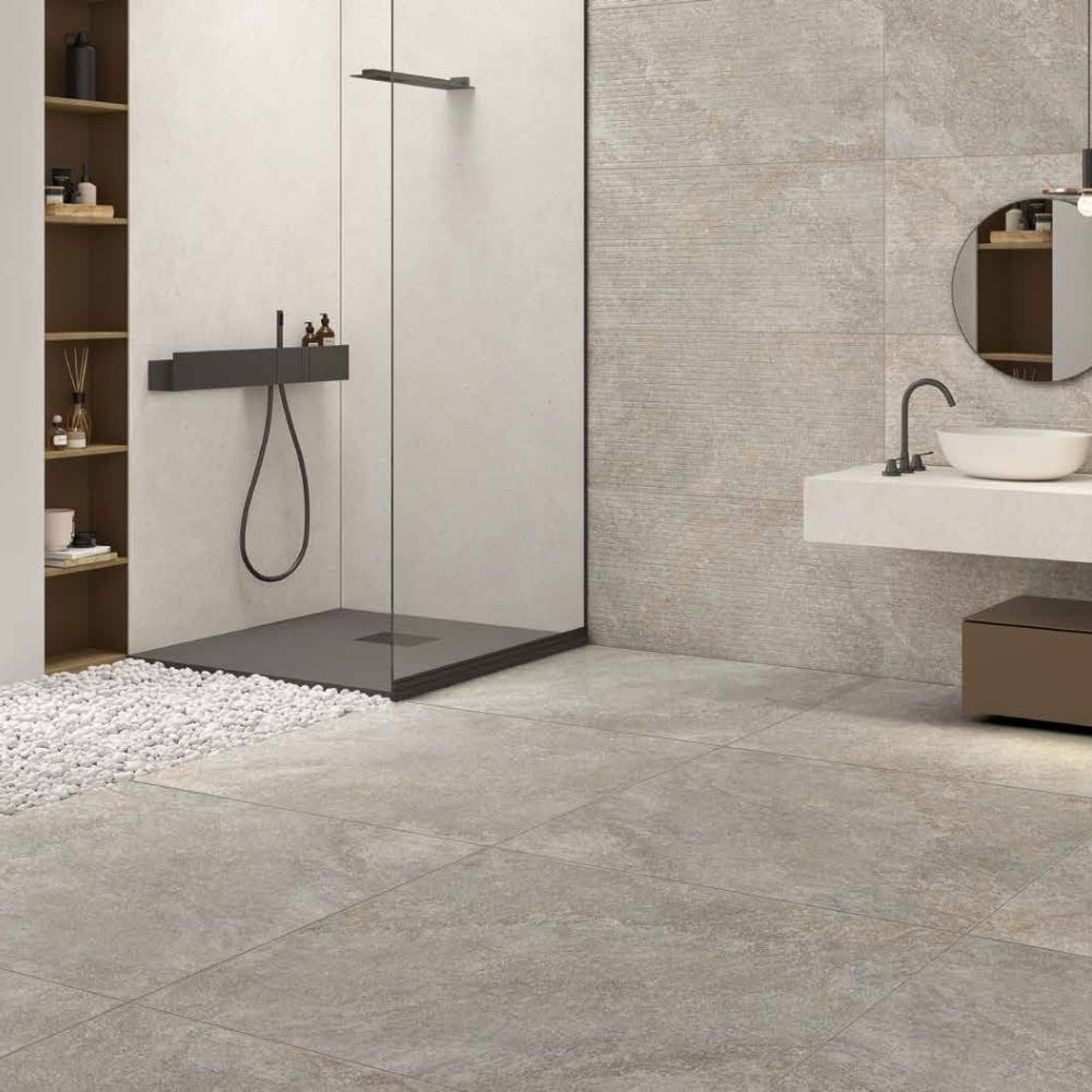 ARKÈ 60X60 CM - GRES PORCELLANATO EFFETTO QUARZITE RETTIFICATO GREY - CONFEZIONE MQ 1,08 - 27,60€ AL MQ