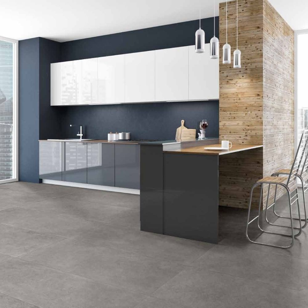 NARVIK 60X120 CM - GRES PORCELLANATO EFFETTO CEMENTO OPACO RETTIFICATO GREY - CONFEZIONE MQ 1,44 - 16,90€ AL MQ