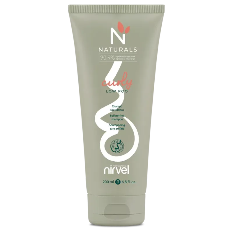 Champú Lowpoo Naturals Curly Para Cabellos Rizados 200 ml