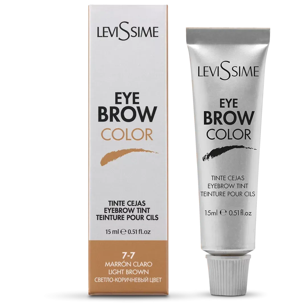 Tinte Para Cejas Marron Claro 7-7 Cobertura Canas