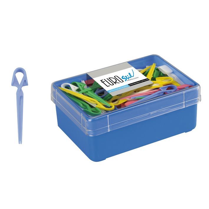 Caja Pinzas De Plástico Mediana
