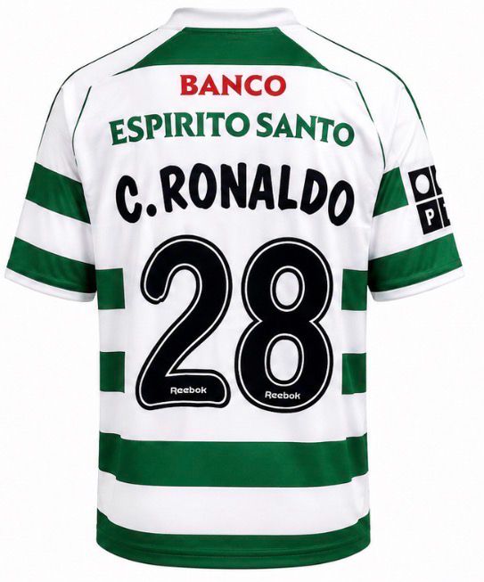 Sporting Lisbon Home Kit 02/03