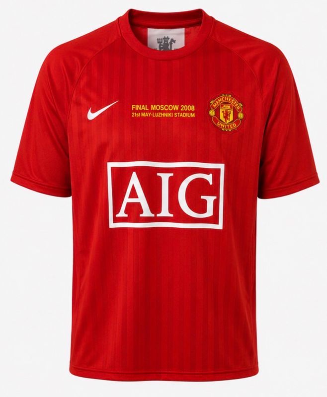 Manchester United Home Kit Champions League Final 07/08