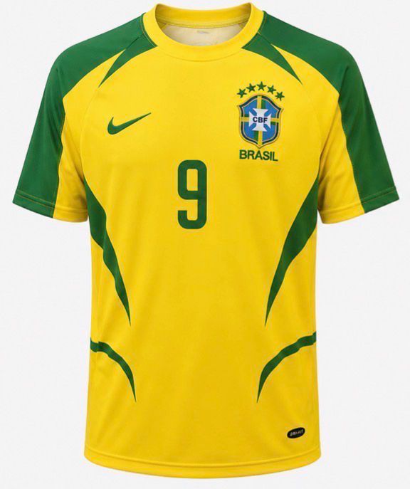 Brazil Home Kit World Cup 2002