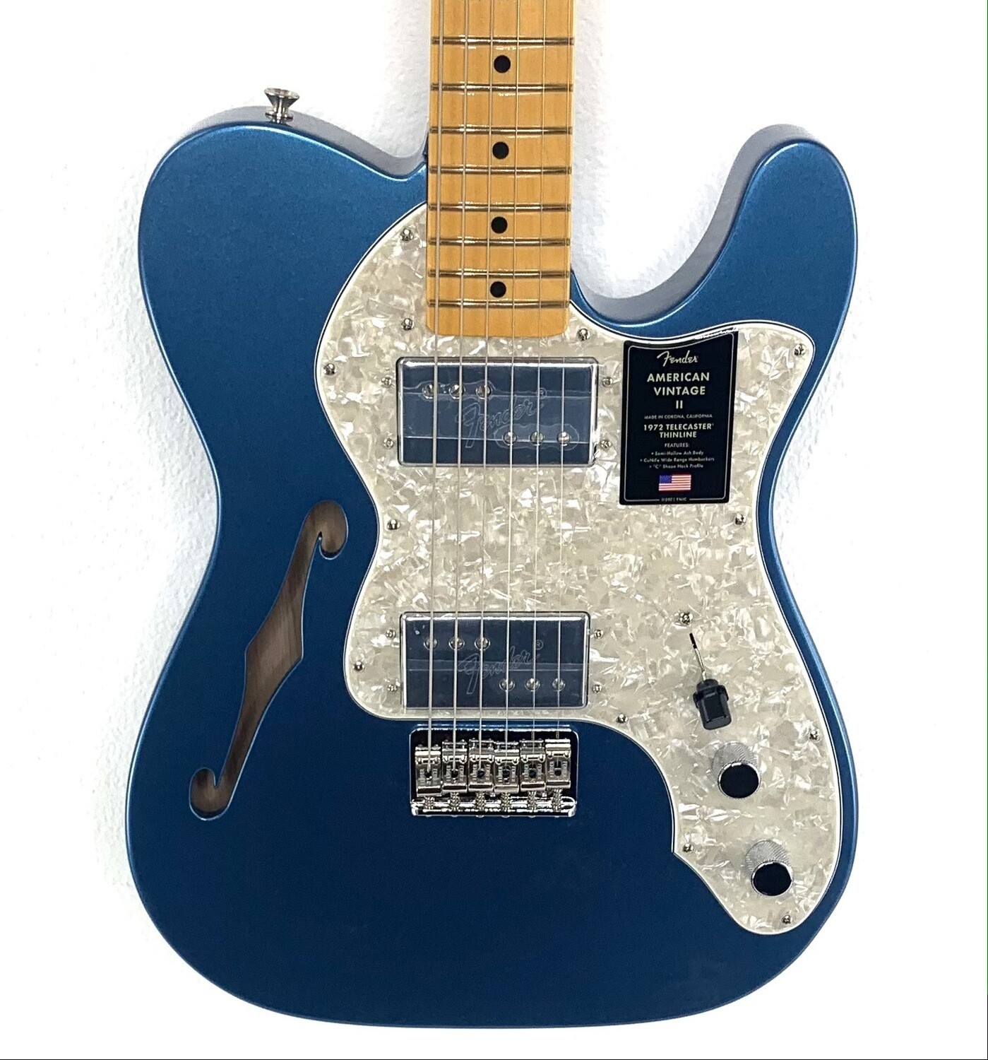 New Fender American Vintage II 1972 Telecaster Thinline