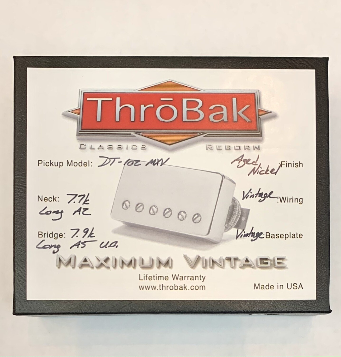 New Throbak DT-102 MXV