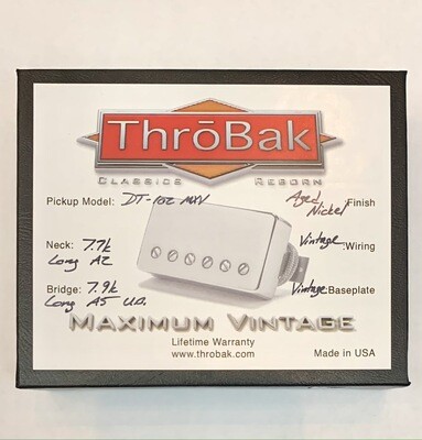 New Throbak DT-102 MXV