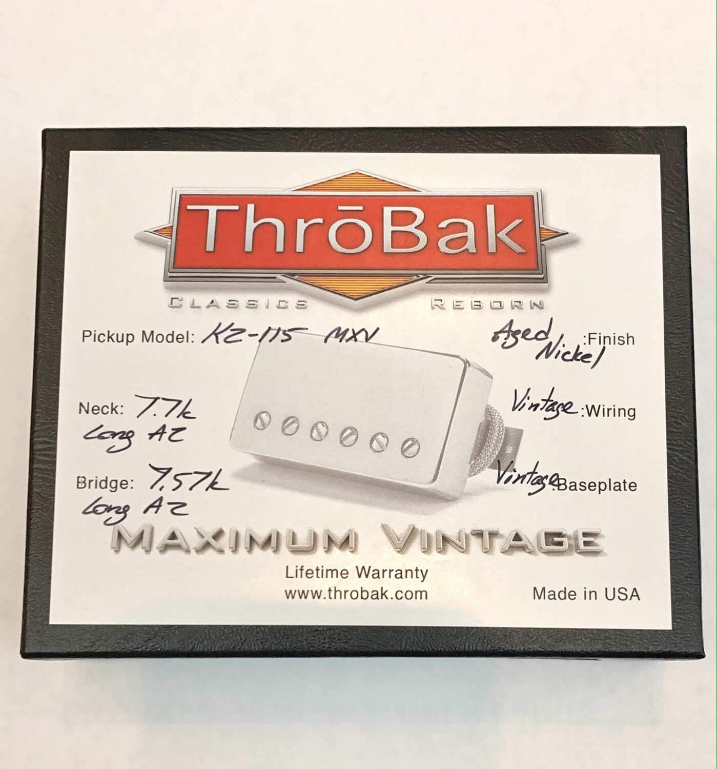 New Throbak KZ-115 MXV