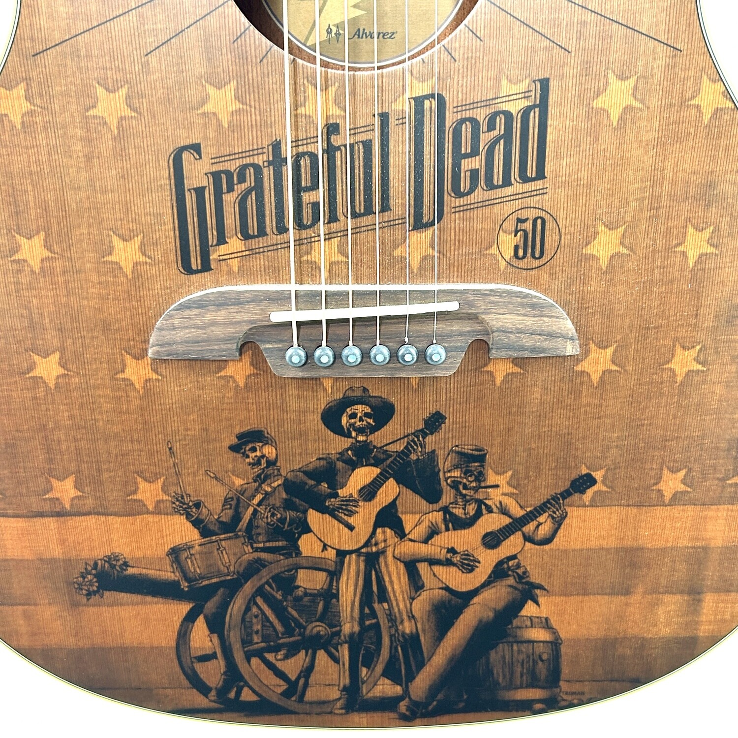 2015 Alvarez Grateful Dead 50th Anniversary Limited Edition AF65GD/F