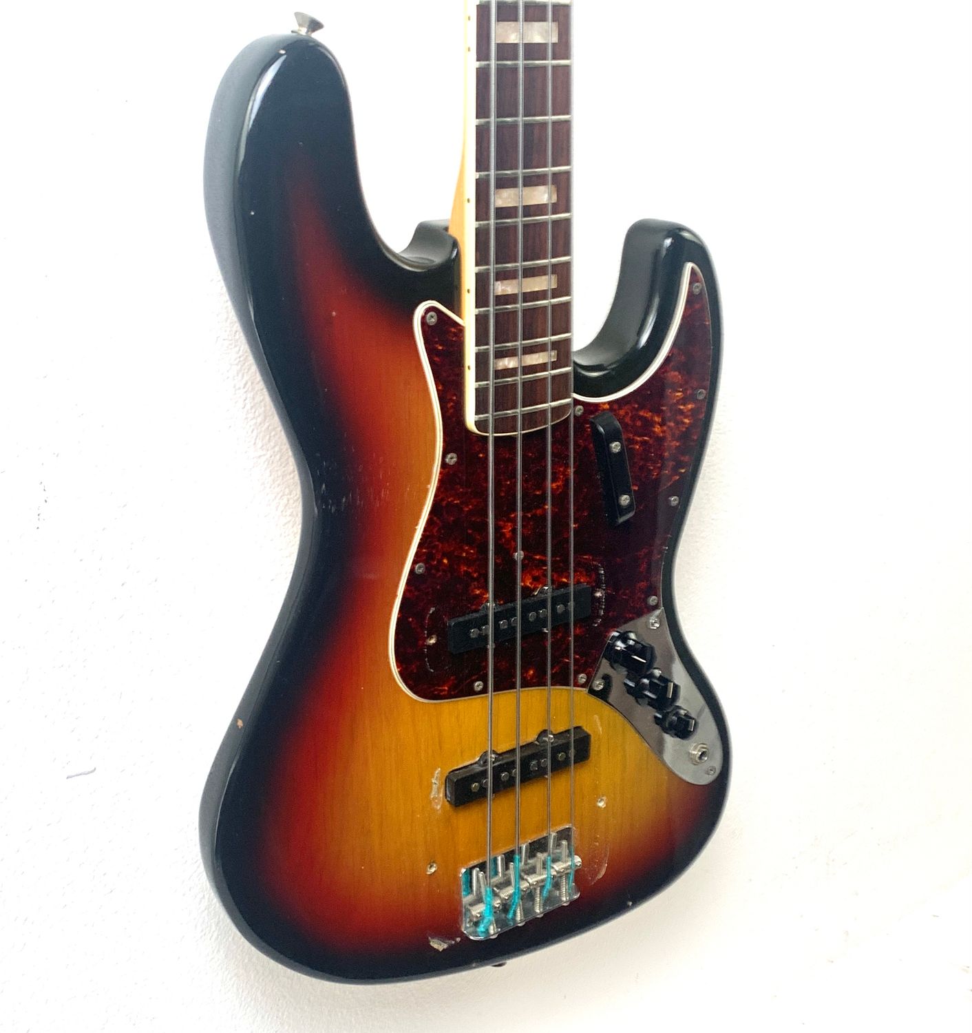 ベース FENDER USA JAZZ BASS VINTAGE Vintage Fender Jazz Bass Sunburst 1968 | Cream City Music