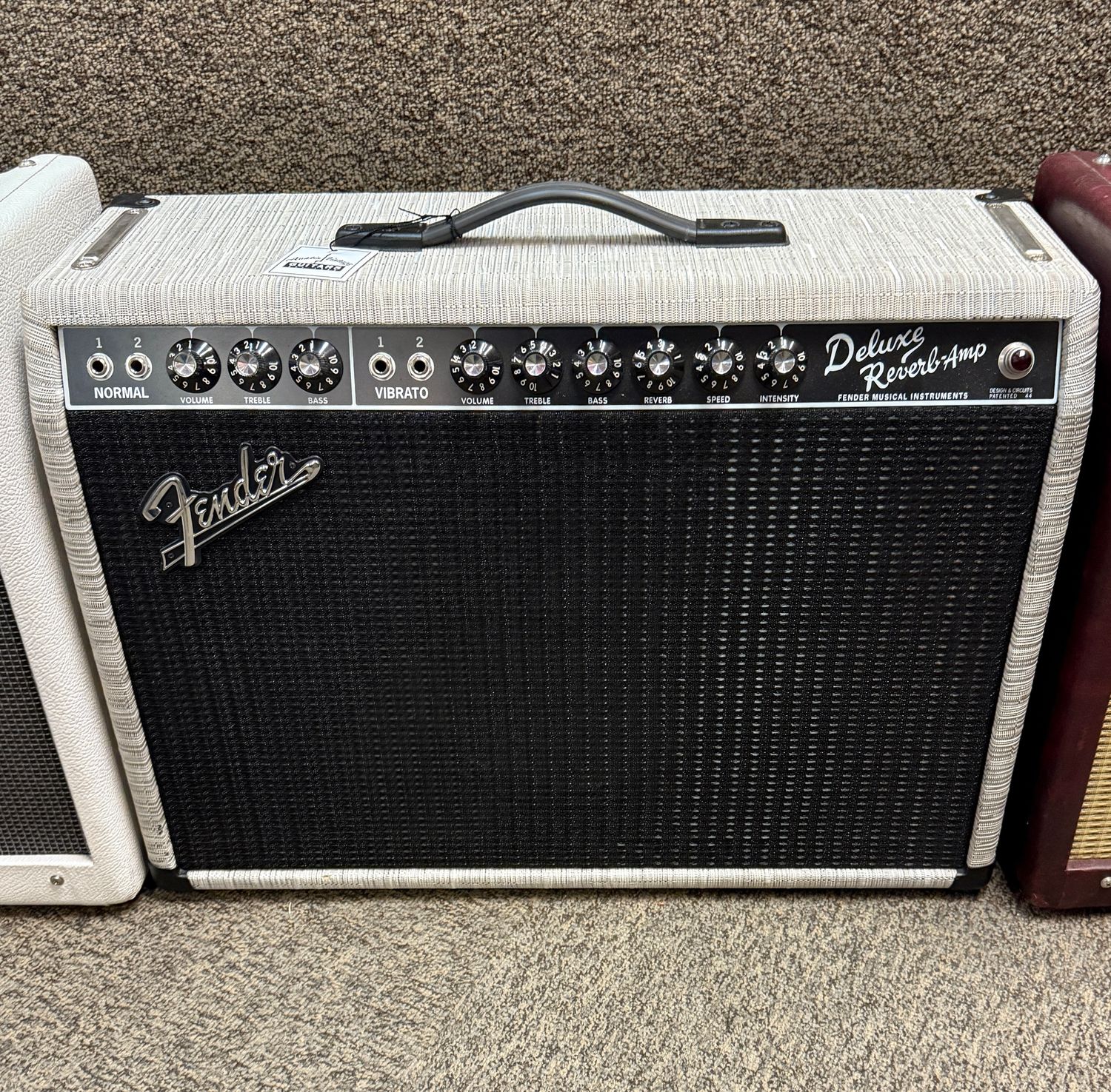 2020 Fender FSR &#39;65 Deluxe Reverb Limited Edition Chilewich Chalk