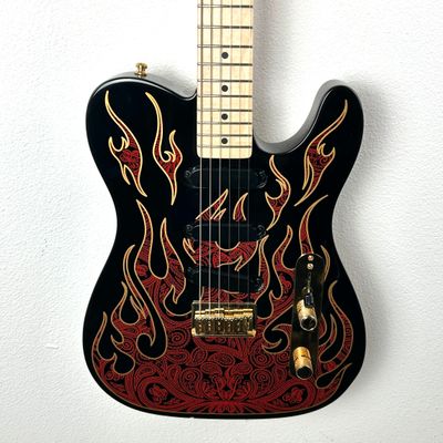 2014 Fender James Burton Telecaster Red Paisley Flames