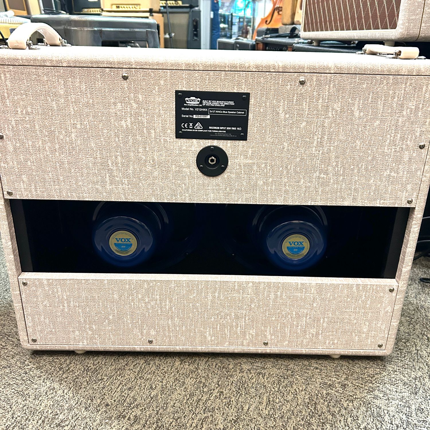 Vox Handwired AC-30 HWH Head and 2x12 Cab, Celestion Blue Speakers