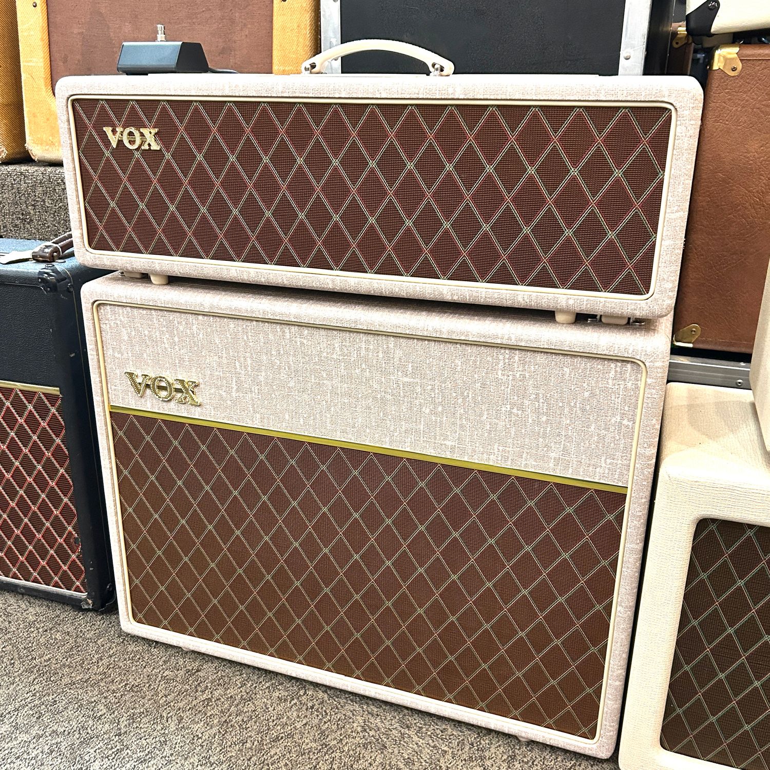 Vox Handwired AC-30 HWH Head and 2x12 Cab, Celestion Blue Speakers