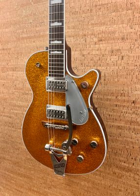 2021 Gretsch G6129T-89 Vintage Select Gold Sparkle Jet 2021 Gretsch G6129T-89 Vintage Select Gold Sparkle Jet