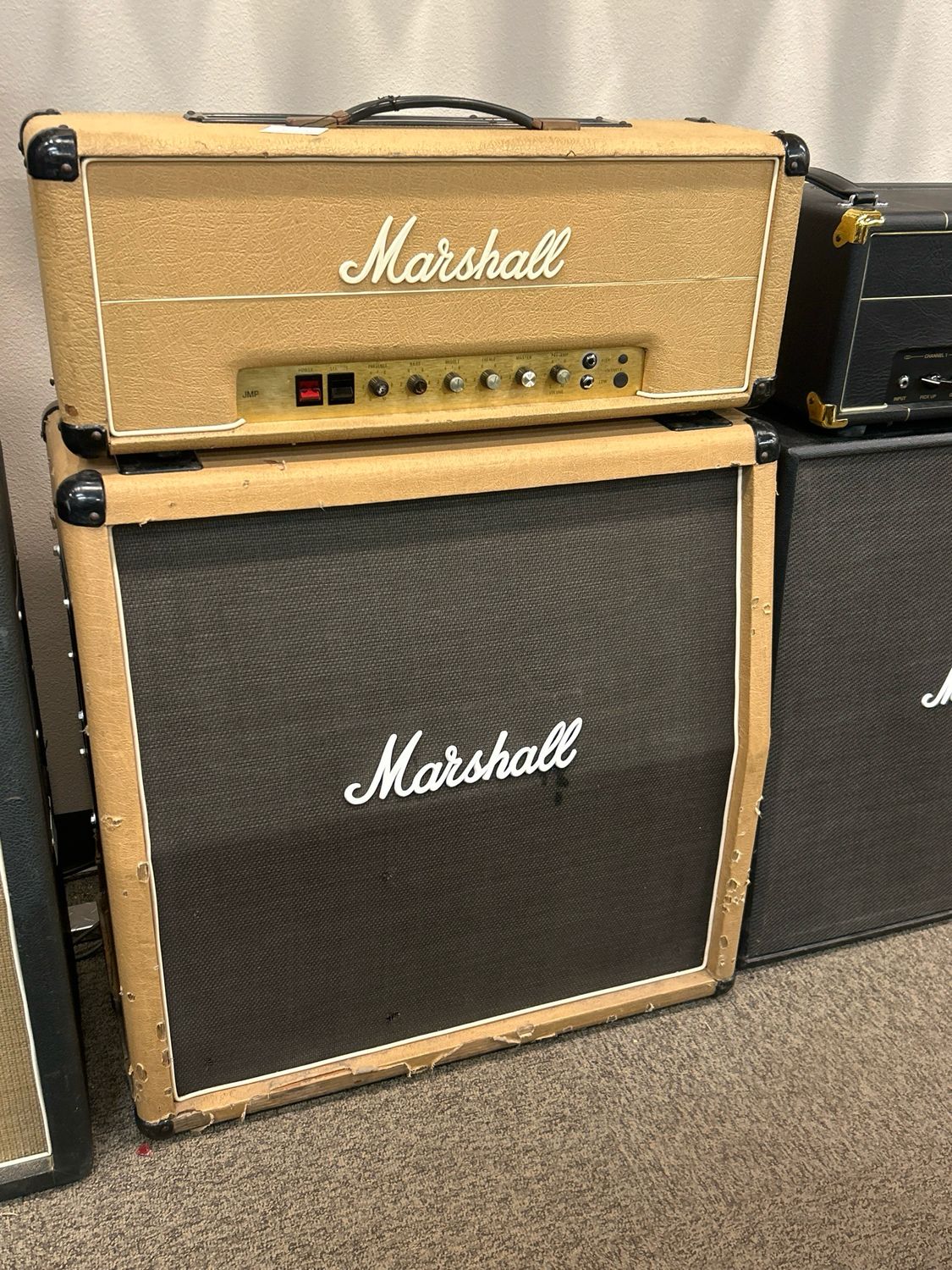 1977 Marshall Master Model Super Lead Head And 4x12 Cab 1977 Marshall Master Model Super Lead Head And 4x12 Cab