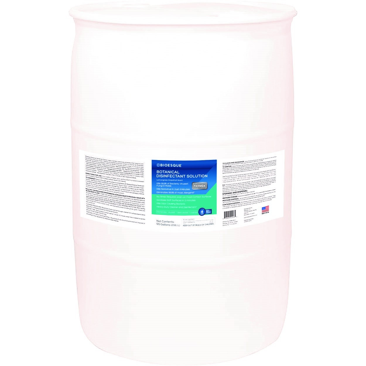 Bioesque Botanical Disinfectant Solution - 55 Gal Drum BBDS55G