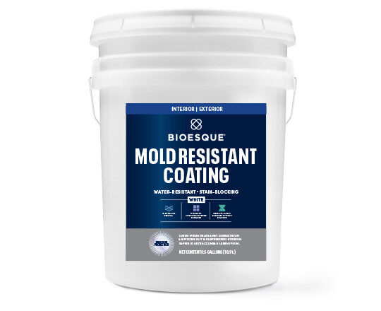 MOLD RESISTANT COATING WHITE 5GAL. by Bioesque