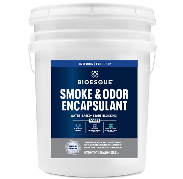 SMOKE & ODOR ENCAPSULANT WHITE 5GAL. by Bioesque BSOEW-5G