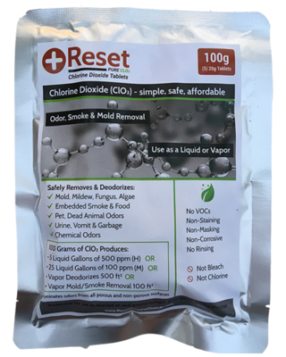 RESET RED – 100g – (5) 20g Tablets