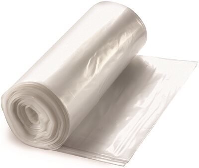 3.8 Mil Clear Trash Bags 33" x 50" | Roll of 100