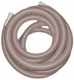1.5" x 25' - Gray Vacuum Hose with Cuffs 2PF150V-25-GY