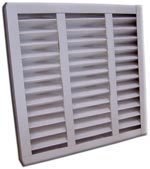 PLEATED AIR FILTER, 16X16X2 (case of 6) DF-16X16X2
