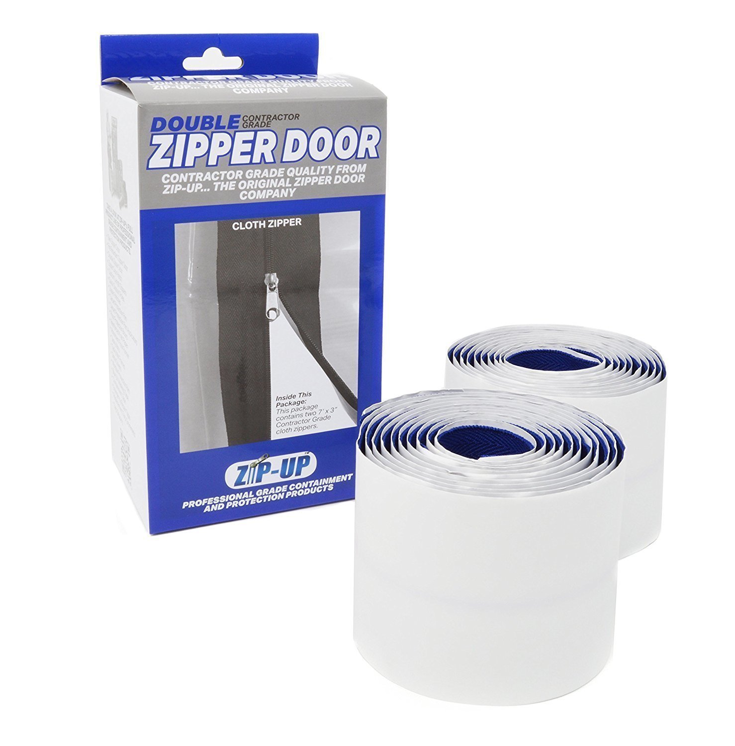 Zip-Up Self Adhesive HD Cloth Zipper Door | 2-Pack 1000082