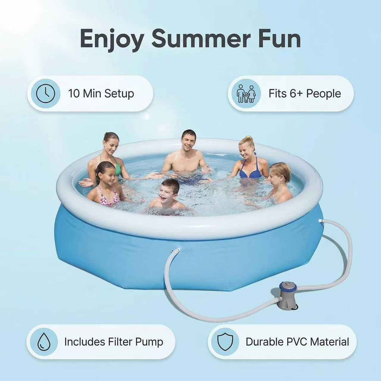 Oasis Fast Set Inflatable Pool