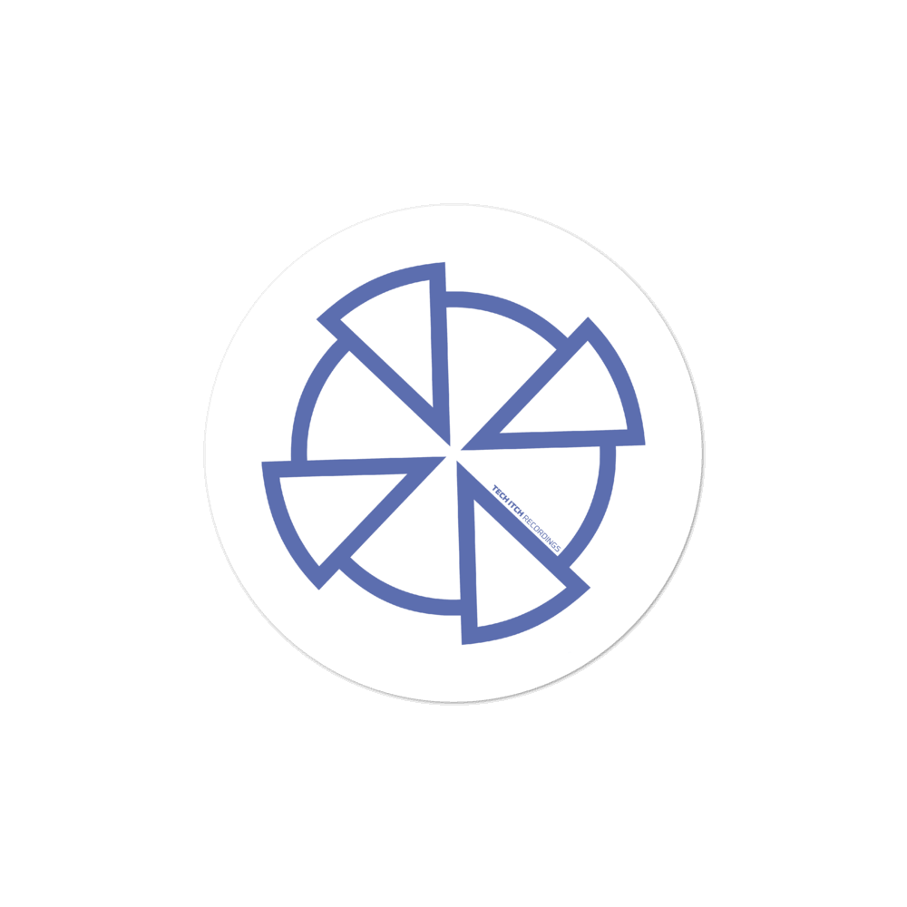BLUE STICKER, Size: 3x3in