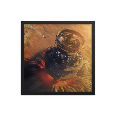 IRIS FRAMED POSTER