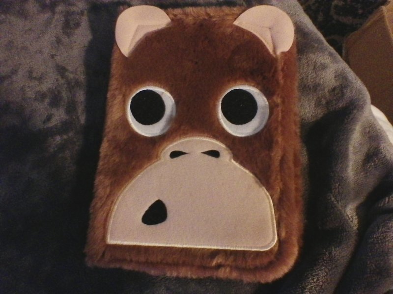 Studio C Tablet Cover with Furry Animal face
