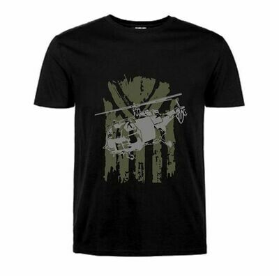 Alouette III Kids T-Shirt Black Alouette III Kids T-Shirt Black