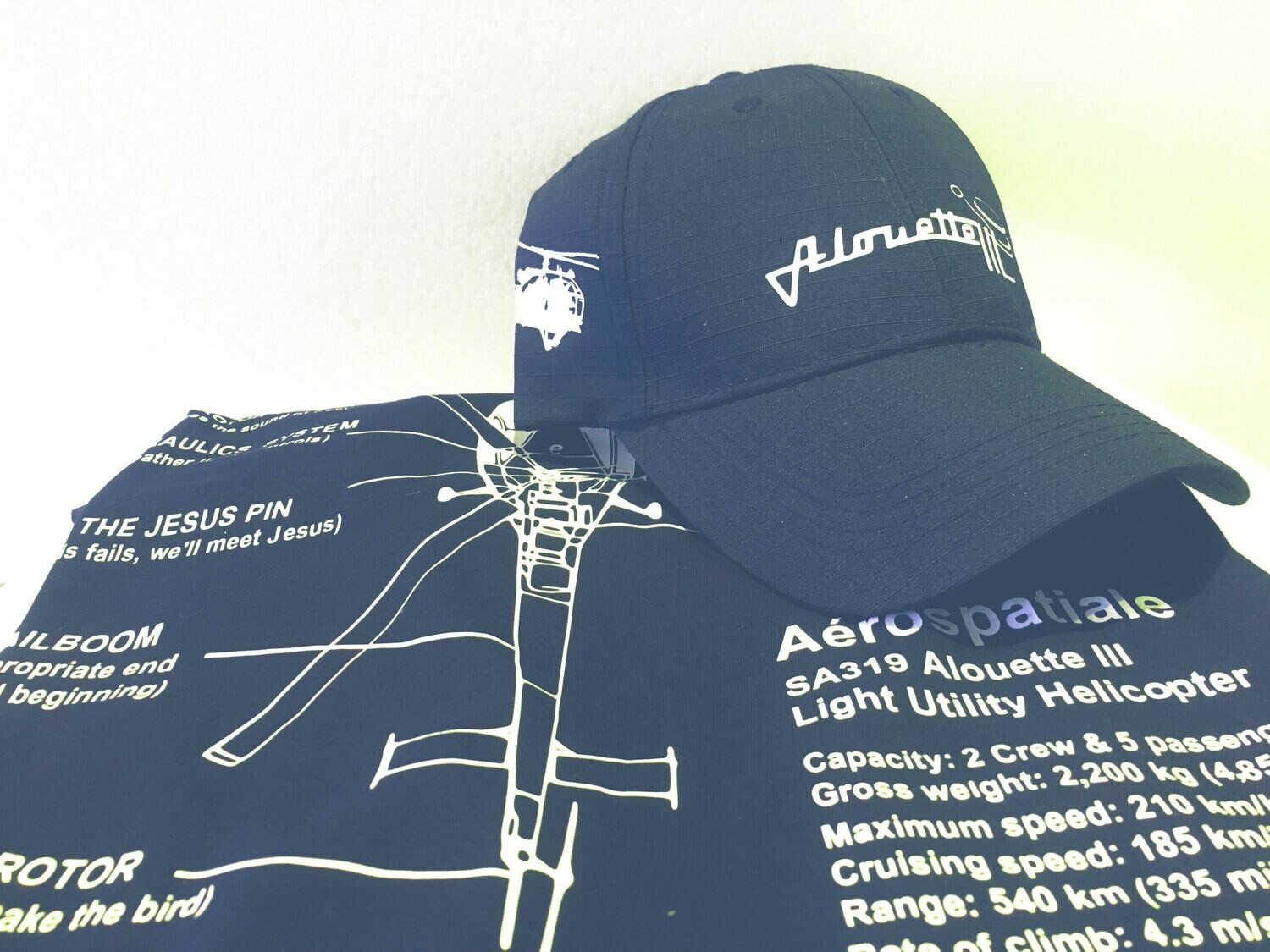 Alouette III Cap &amp; T-shirt combo