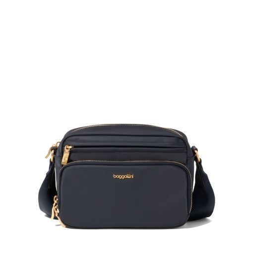 MOTT CROSSBODY, Colour: FRENCH NAVY WITH GOLD HARDWARE