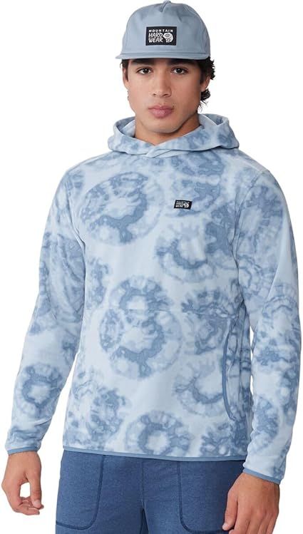 Mountain Hardwear MicrochillTM Hoody, Color: Element Large Spore Dye Print, Size: S