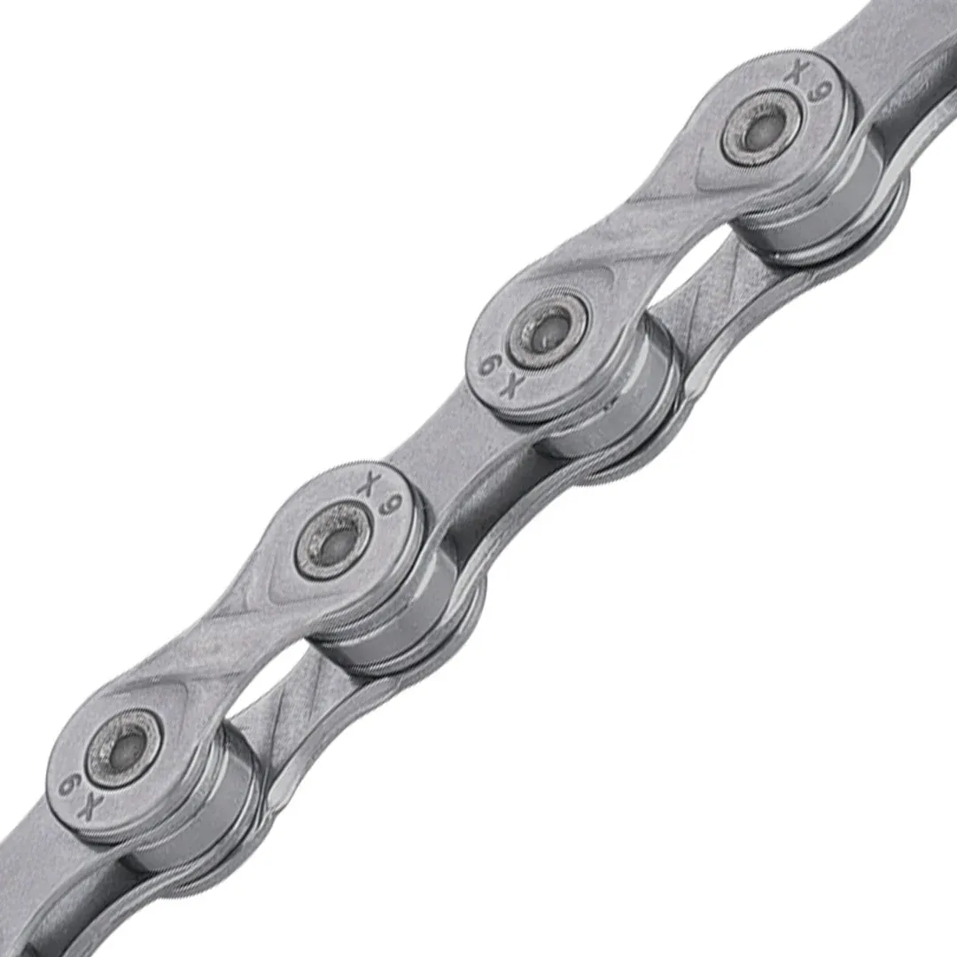 KMC, X9 NP/GY, Chain, 9 Speed, 116 Links, Silver