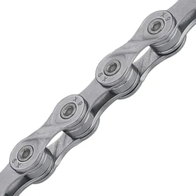 KMC, X9 NP/GY, Chain, 9 Speed, 116 Links, Silver