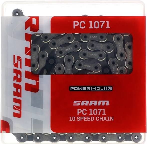 SRAM, PC-1071 hollow pin, 10sp chain, 114 links, Powerlock