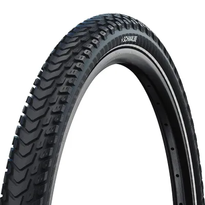Schwalbe, Marathon Mondial, Hybrid Tire, 700x35C, Folding, Clincher, TravelStar, DoubleDefense, 67TPI, Black